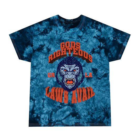 GODS RIGHTEOUS LAWS AVAIL TIE DYE TEE