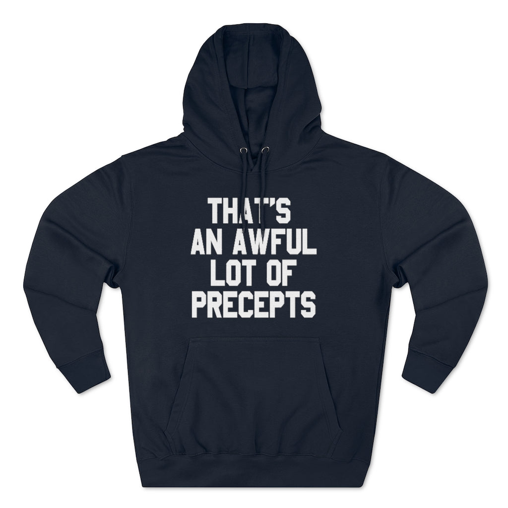 LOTTA PRECEPTS HOODIE (WHITE TXT)