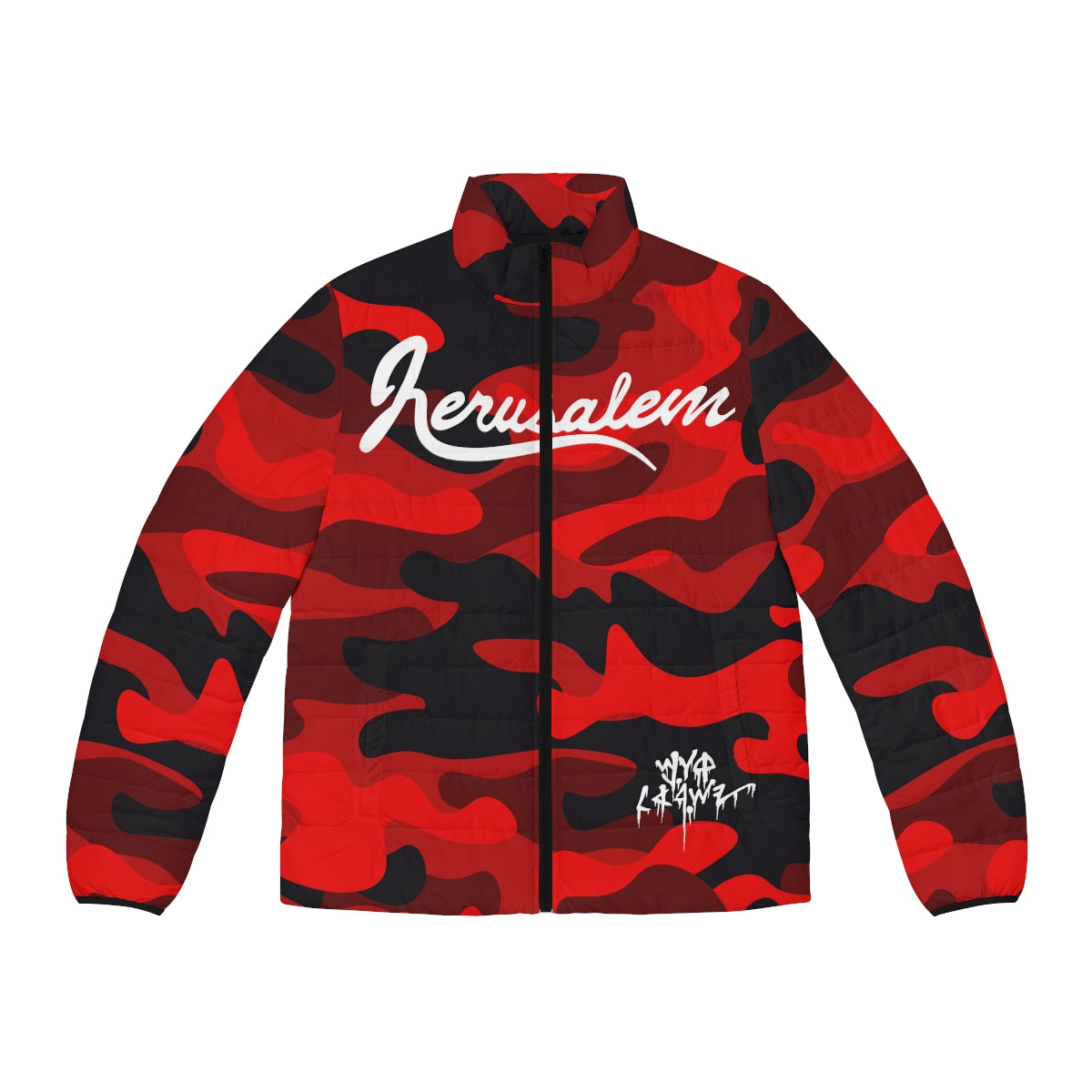 Jerusalem Puffer Jacket (Red Camo)