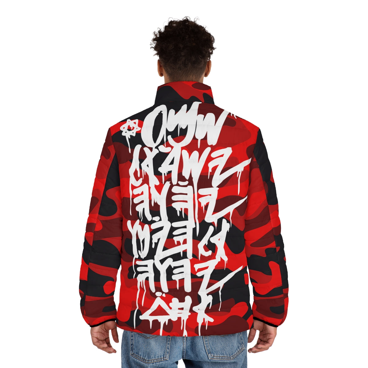 Jerusalem Puffer Jacket (Red Camo)