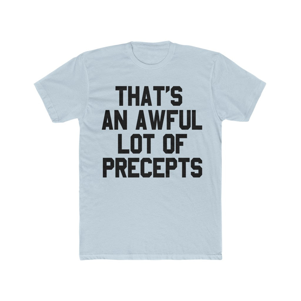 AWFUL LOTTA PRECEPTS TEE (BLK)