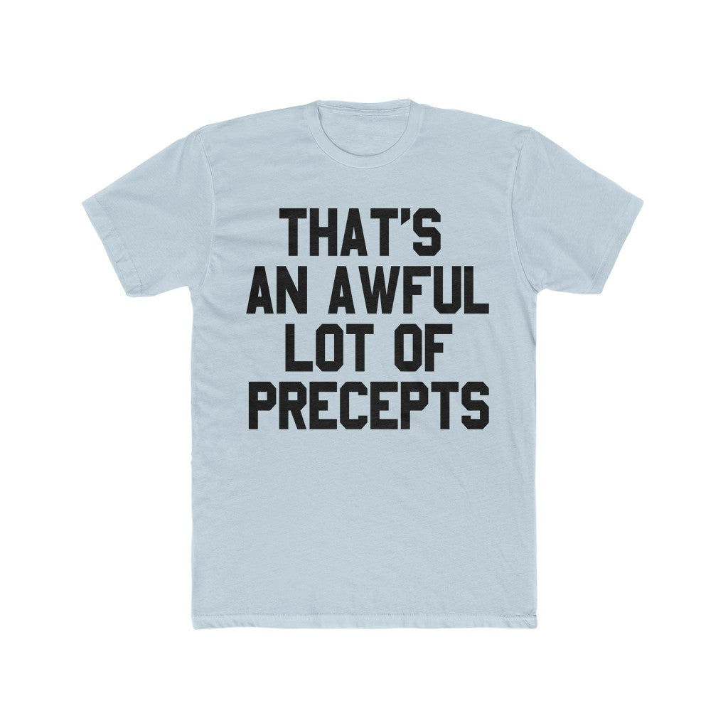 AWFUL LOTTA PRECEPTS TEE (BLK)
