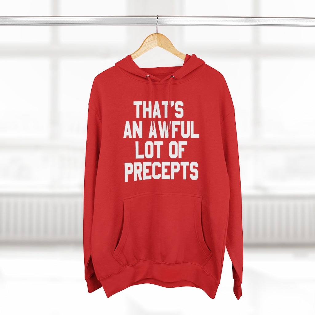 LOTTA PRECEPTS HOODIE (WHITE TXT)