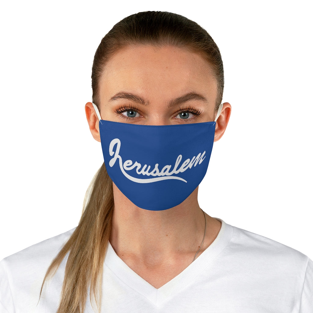 JERUSALEM FACE MASK BLUE