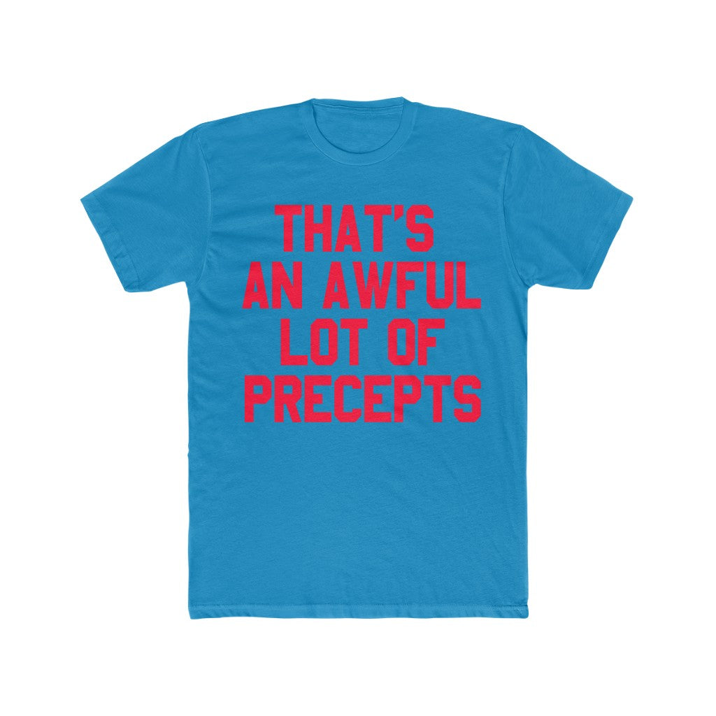 AWFUL LOTTA PRECEPTS TEE (RED)