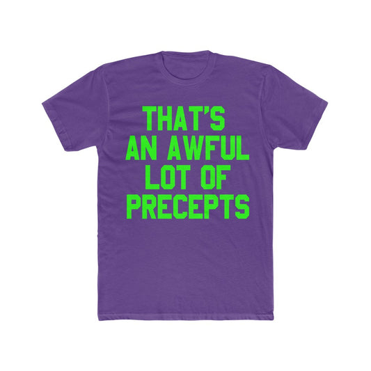 AWFUL LOTTA PRECEPTS TEE (NEON)