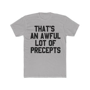 AWFUL LOTTA PRECEPTS TEE (BLK)