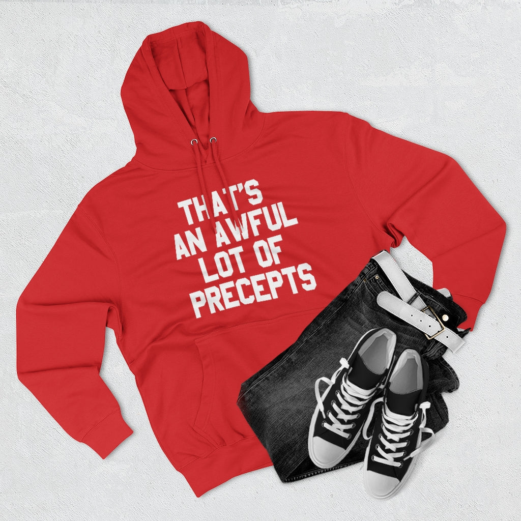 LOTTA PRECEPTS HOODIE (WHITE TXT)