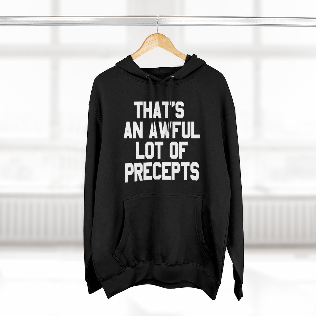 LOTTA PRECEPTS HOODIE (WHITE TXT)