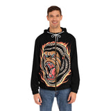 GRLA ON FIRE ZIP HOODIE