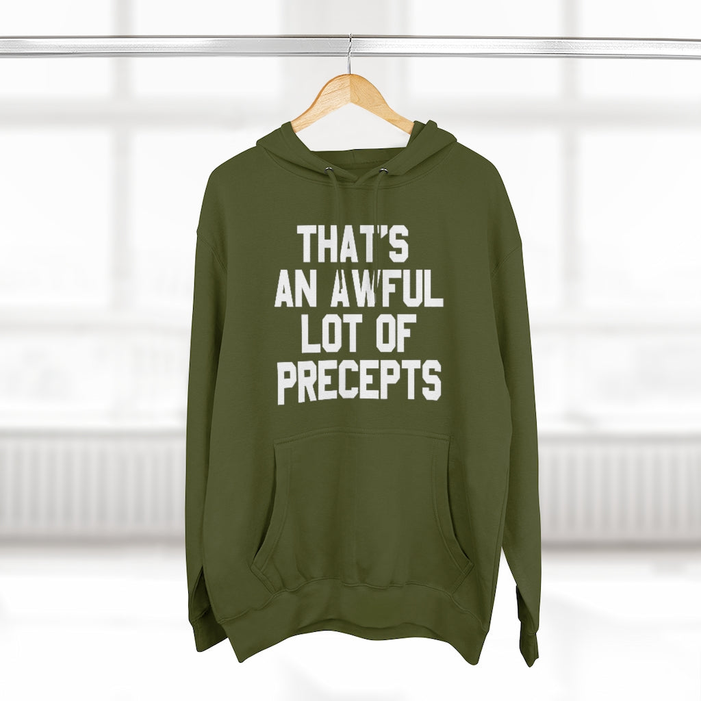 LOTTA PRECEPTS HOODIE (WHITE TXT)