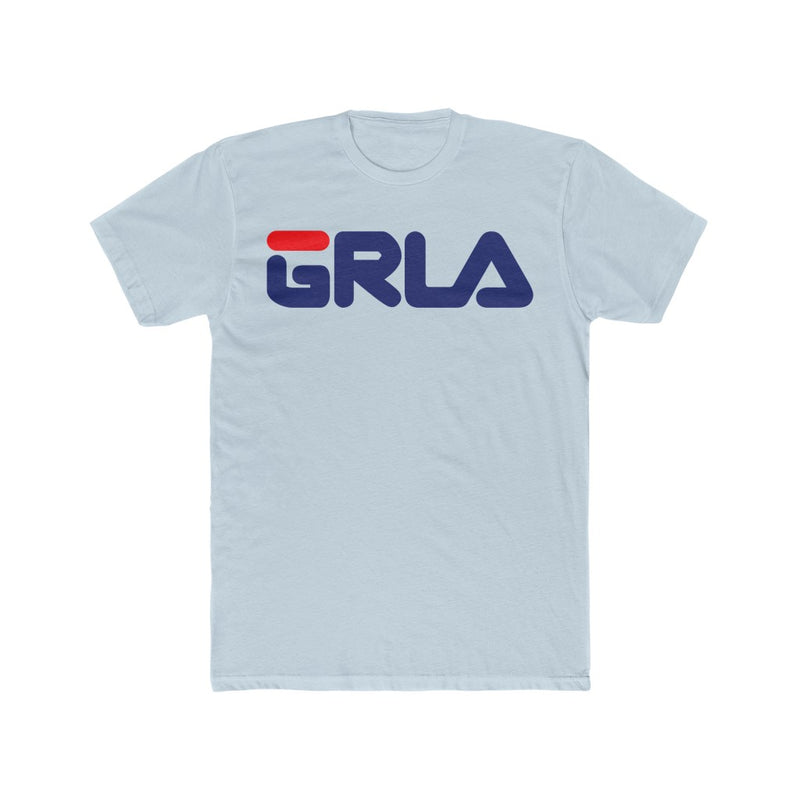 GRLA TEE NAVY & RED