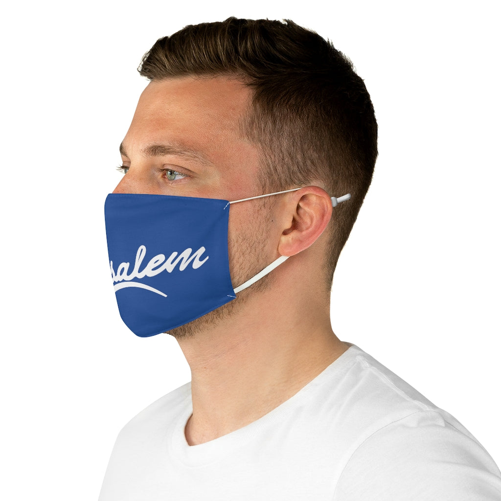 JERUSALEM FACE MASK BLUE