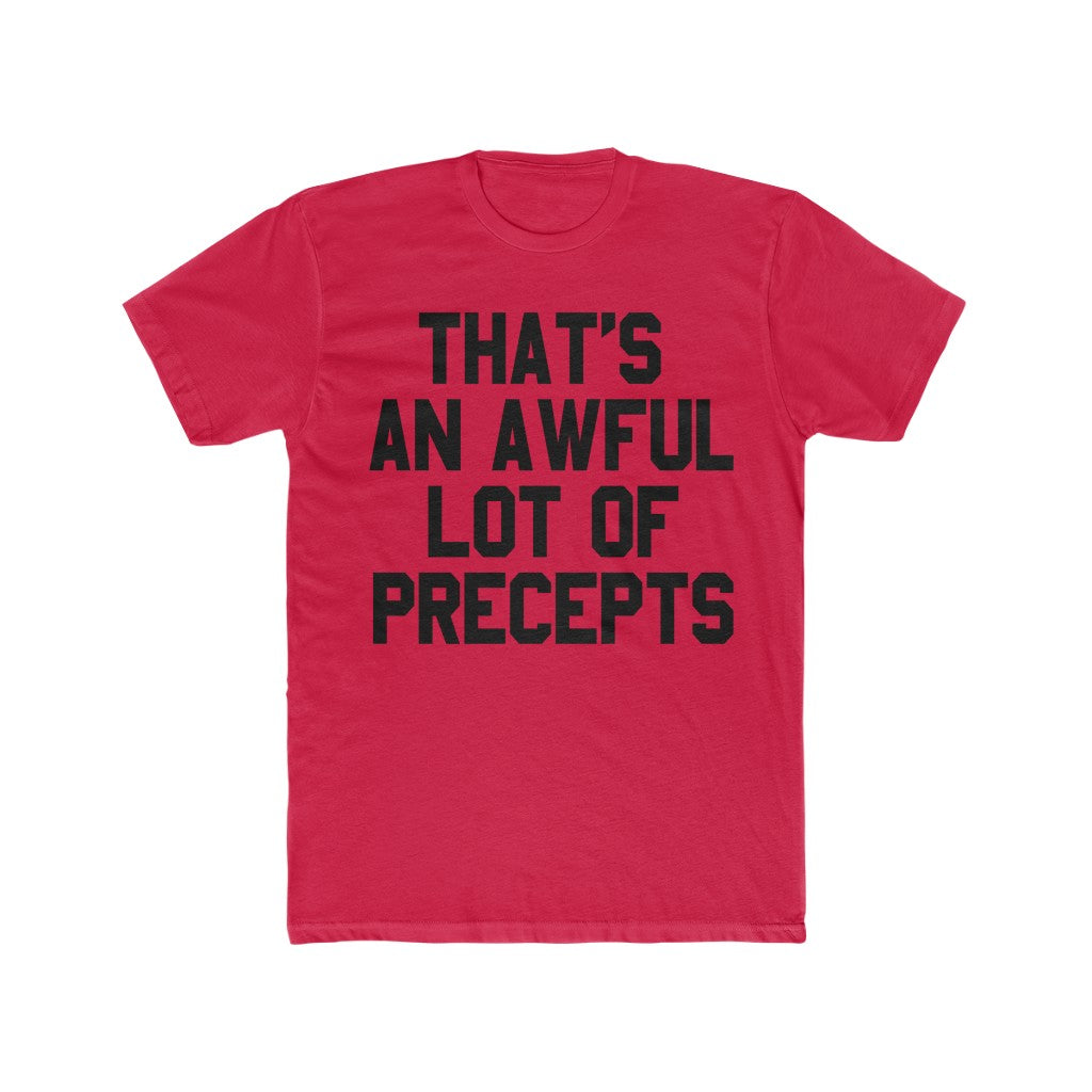 AWFUL LOTTA PRECEPTS TEE (BLK)