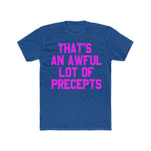 AWFUL LOTTA PRECEPTS TEE (PINK)