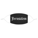 JERUSALEM OLD ENGLISH FACE MASK WHITE