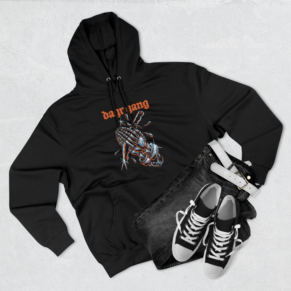 DAGR GANG IRON GLOVES HOODIE