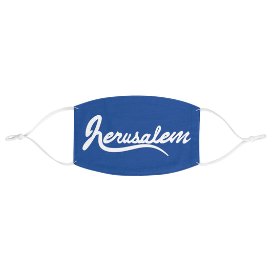 JERUSALEM FACE MASK BLUE
