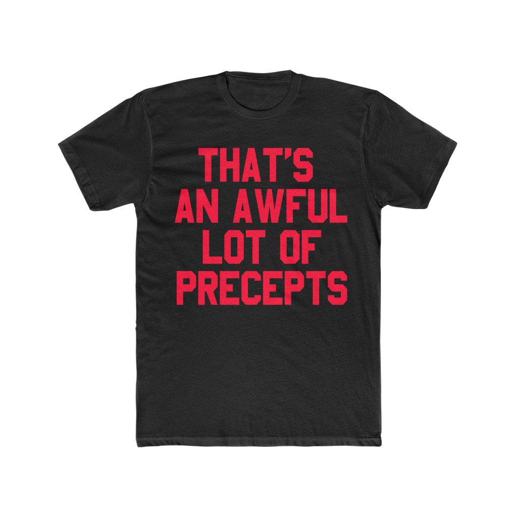 AWFUL LOTTA PRECEPTS TEE (RED)