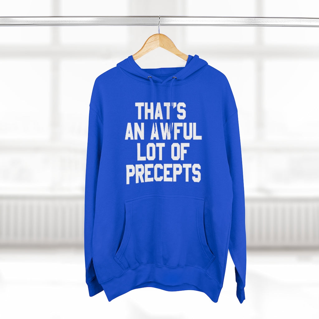 LOTTA PRECEPTS HOODIE (WHITE TXT)