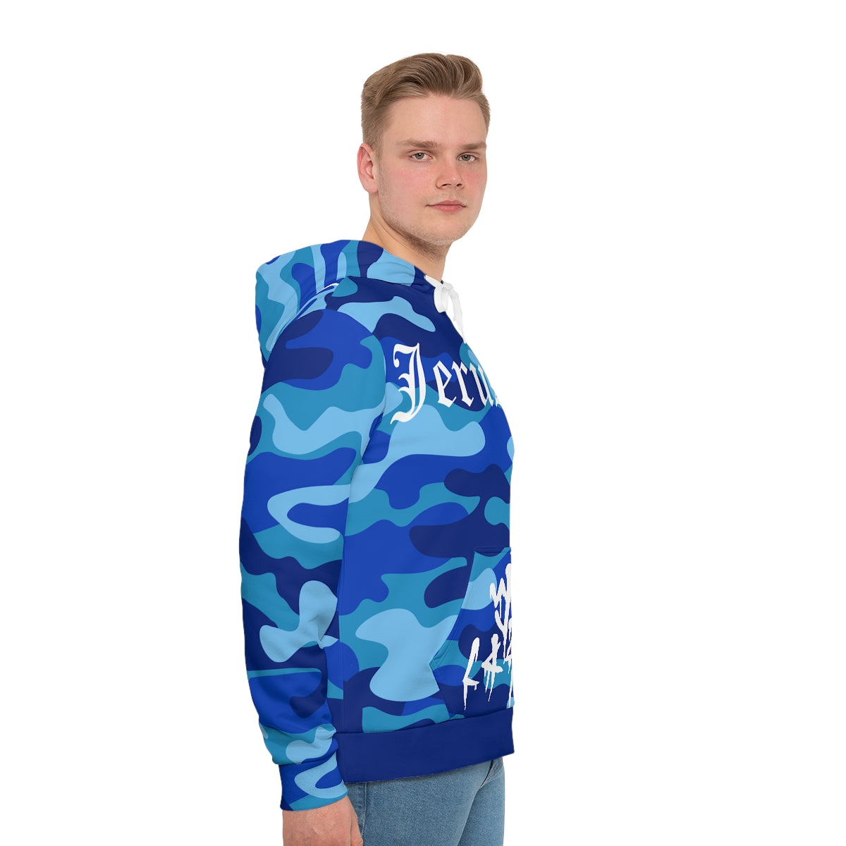 JERUSALEM HOODIE (BLUE CAMO)