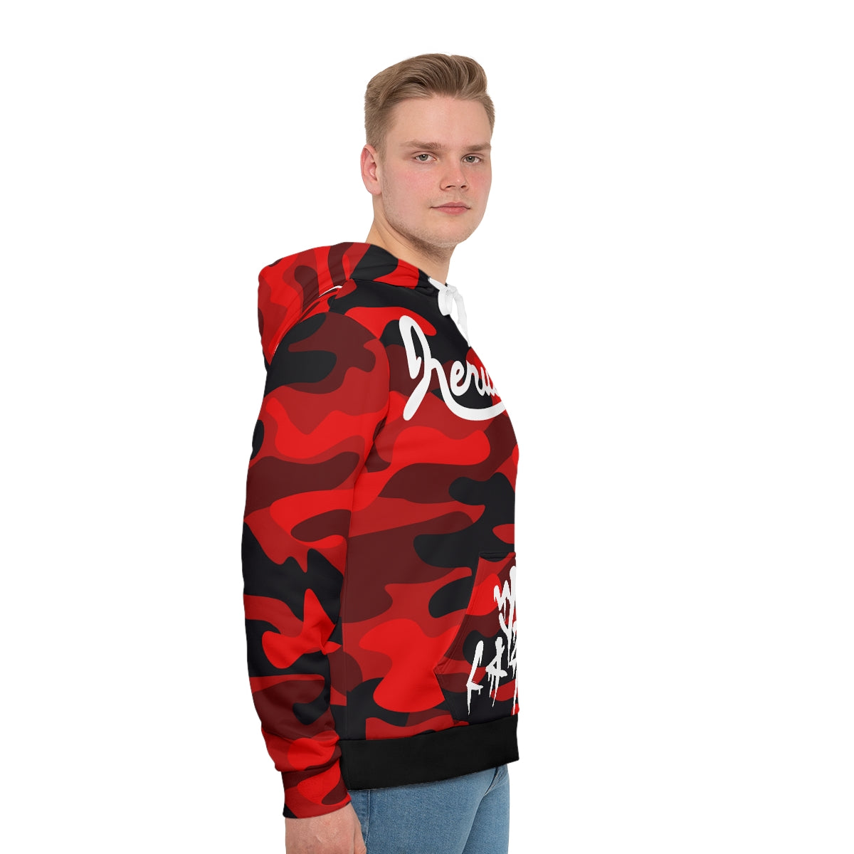 JERUSALEM HOODIE (RED CAMO)