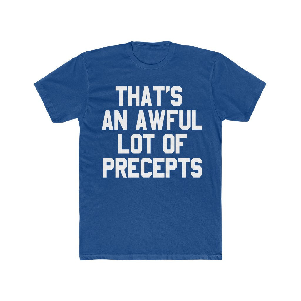 AWFUL LOTTA PRECEPTS TEE (WHITE)