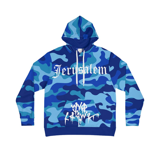 JERUSALEM HOODIE (BLUE CAMO)