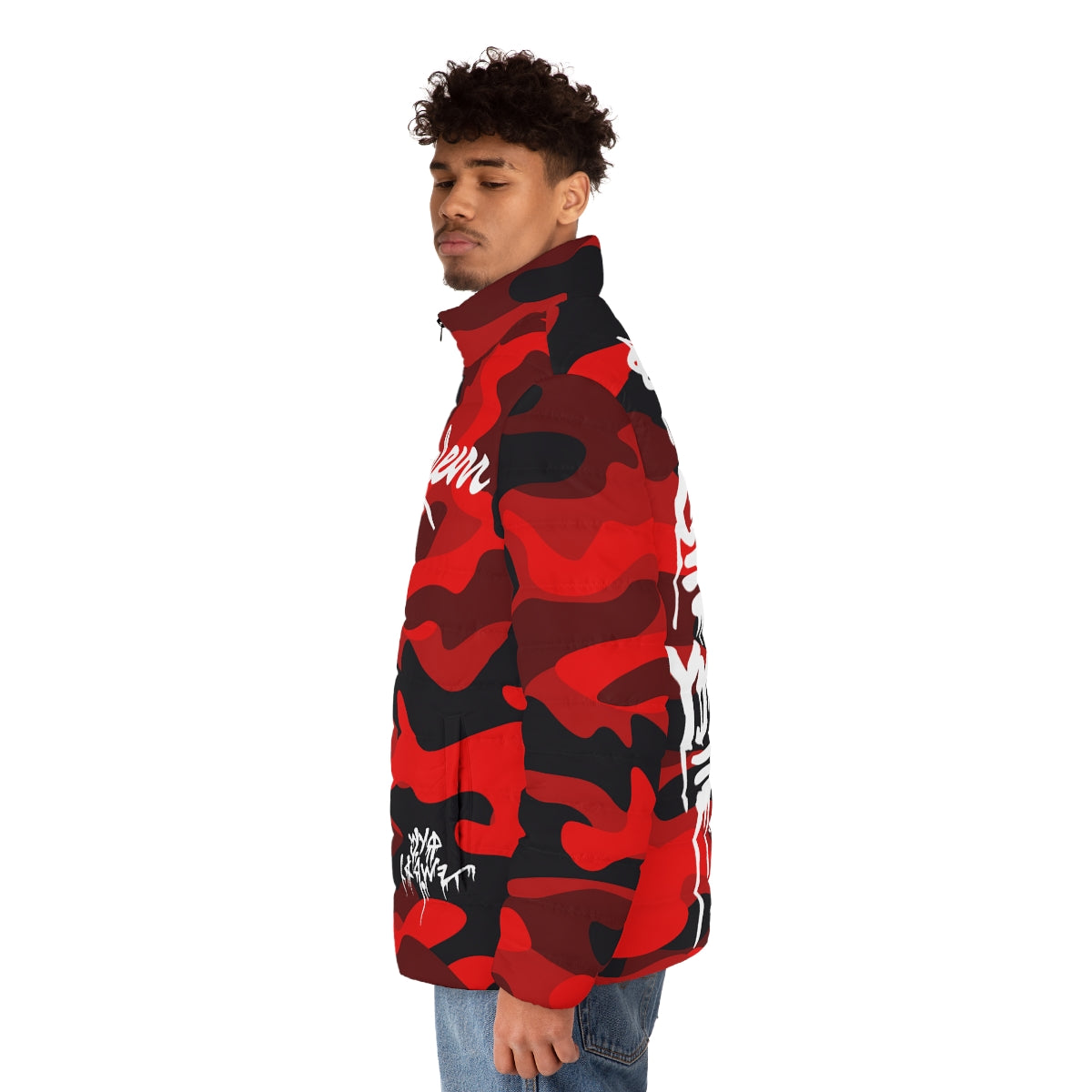 Jerusalem Puffer Jacket (Red Camo)