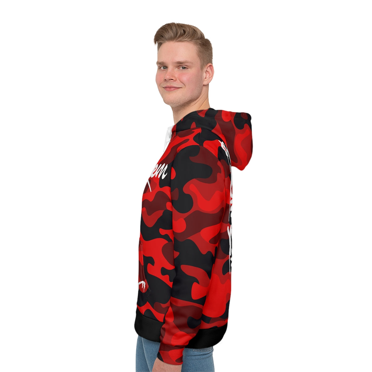 JERUSALEM HOODIE (RED CAMO)