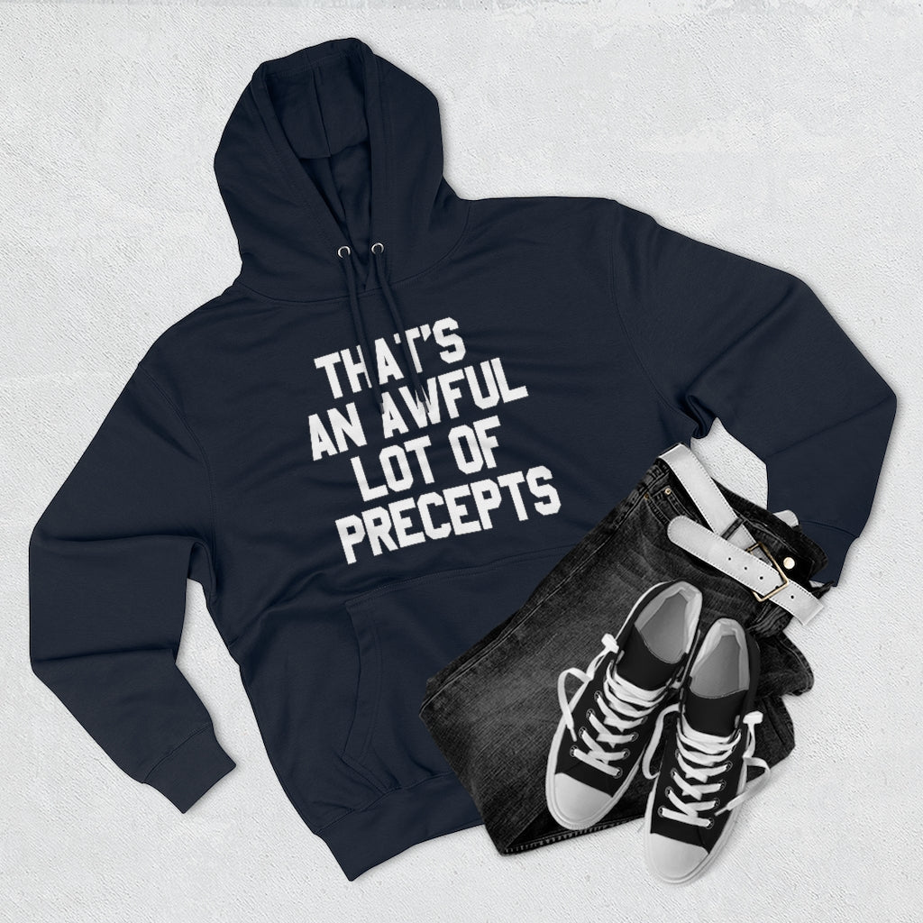 LOTTA PRECEPTS HOODIE (WHITE TXT)