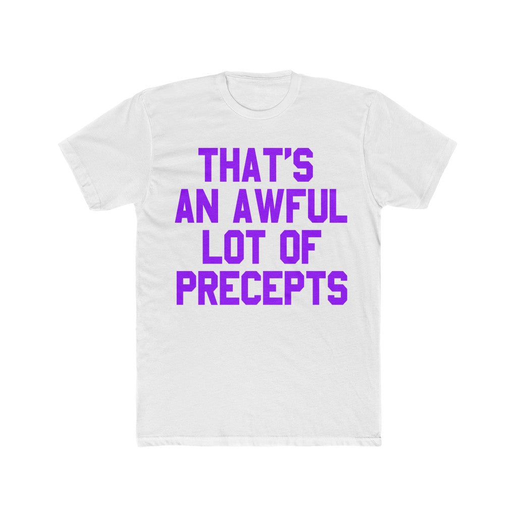AWFUL LOTTA PRECEPTS TEE (PURPLE)