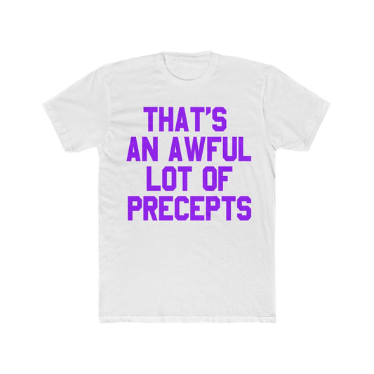 AWFUL LOTTA PRECEPTS TEE (PURPLE)