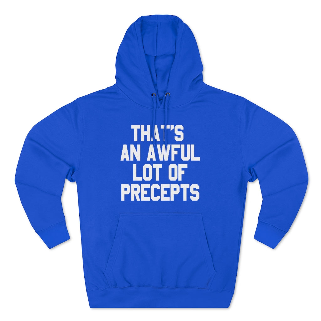 LOTTA PRECEPTS HOODIE (WHITE TXT)