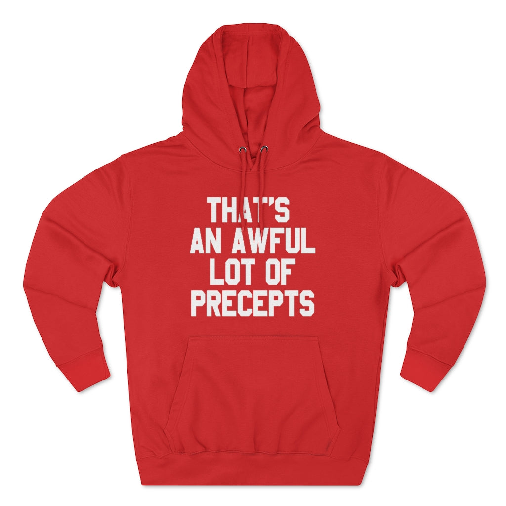 LOTTA PRECEPTS HOODIE (WHITE TXT)