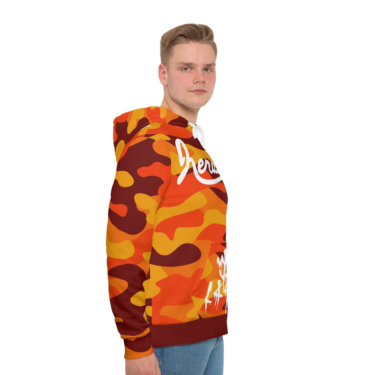 JERUSALEM HOODIE (ORANGE CAMO)