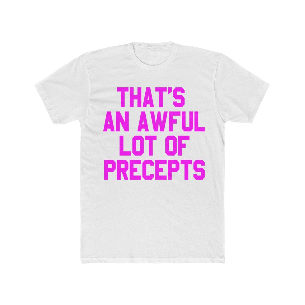 AWFUL LOTTA PRECEPTS TEE (PINK)