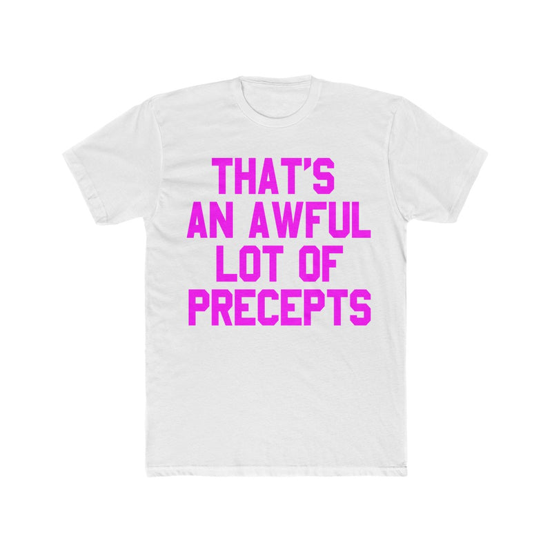 AWFUL LOTTA PRECEPTS TEE (PINK)