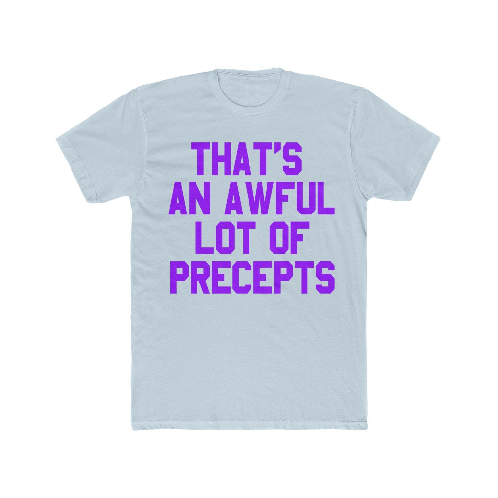 AWFUL LOTTA PRECEPTS TEE (PURPLE)