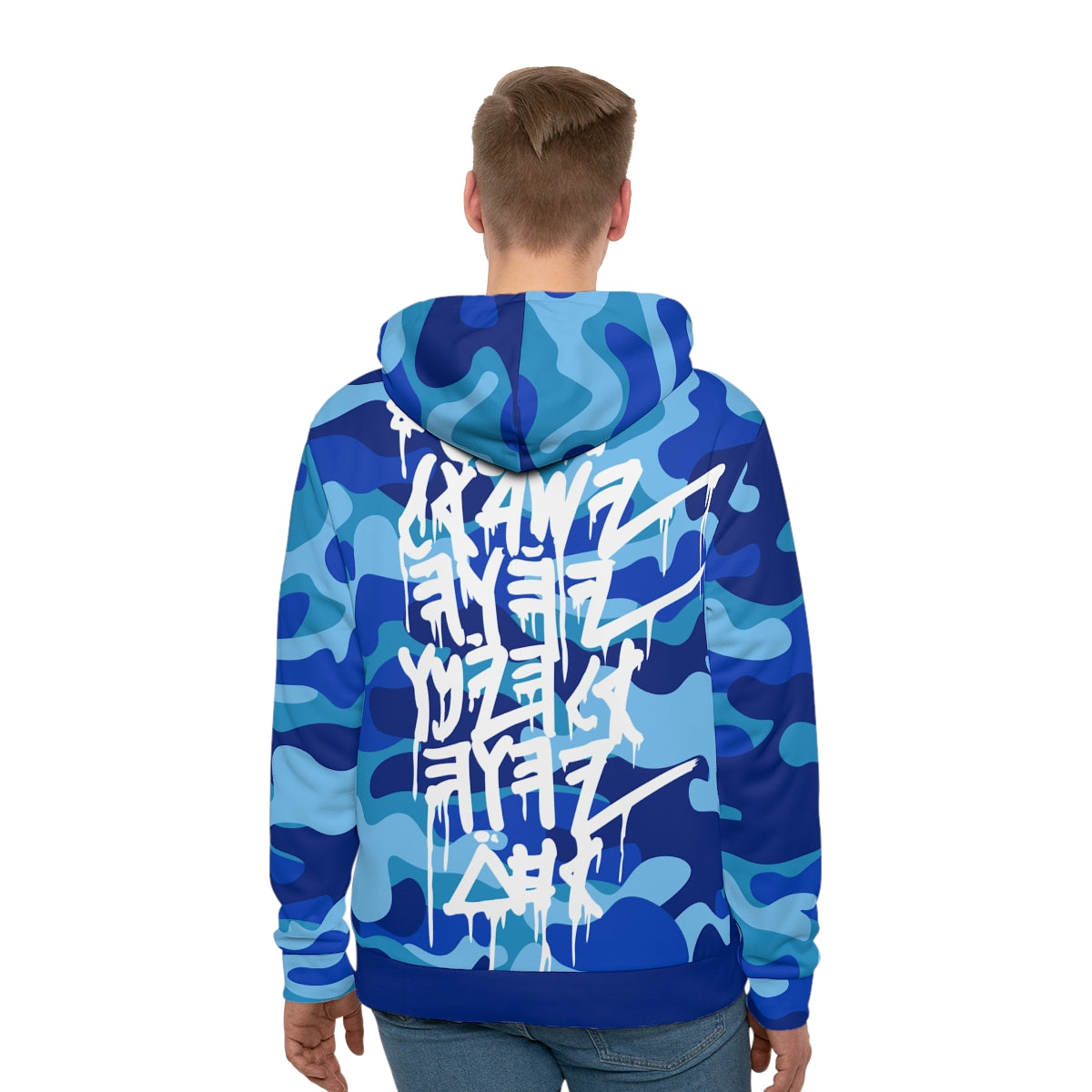 JERUSALEM HOODIE (BLUE CAMO)