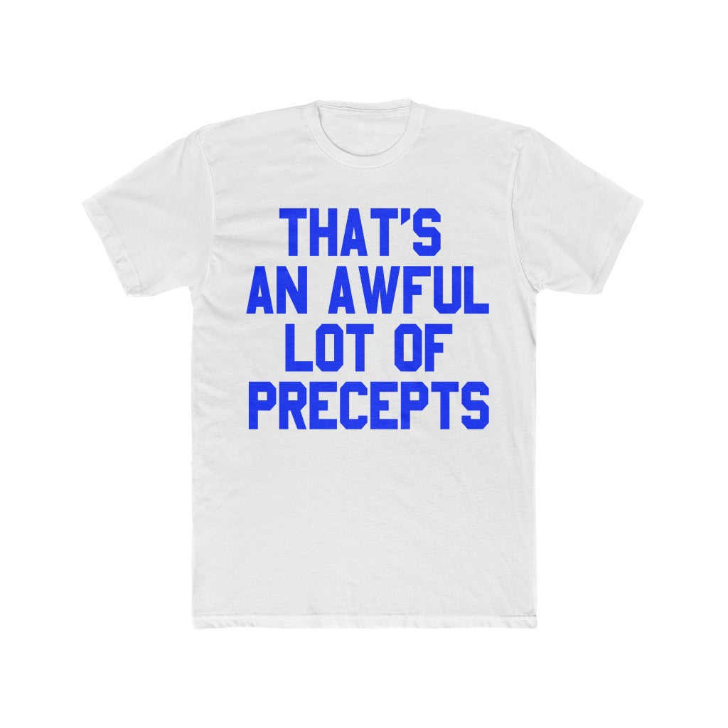 AWFUL LOTTA PRECEPTS TEE (BLUE)