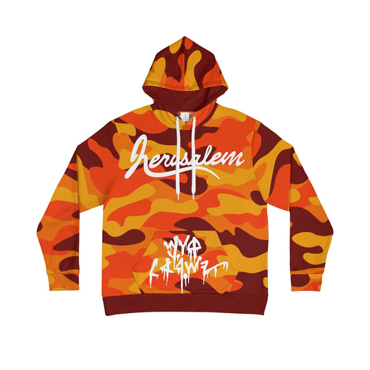 JERUSALEM HOODIE (ORANGE CAMO)