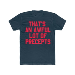 AWFUL LOTTA PRECEPTS TEE (RED)