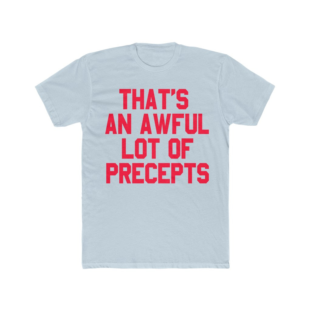 AWFUL LOTTA PRECEPTS TEE (RED)