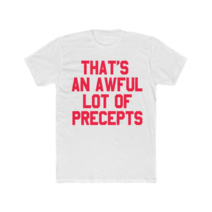 AWFUL LOTTA PRECEPTS TEE (RED)