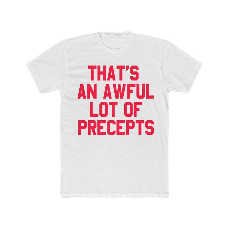 AWFUL LOTTA PRECEPTS TEE (RED)