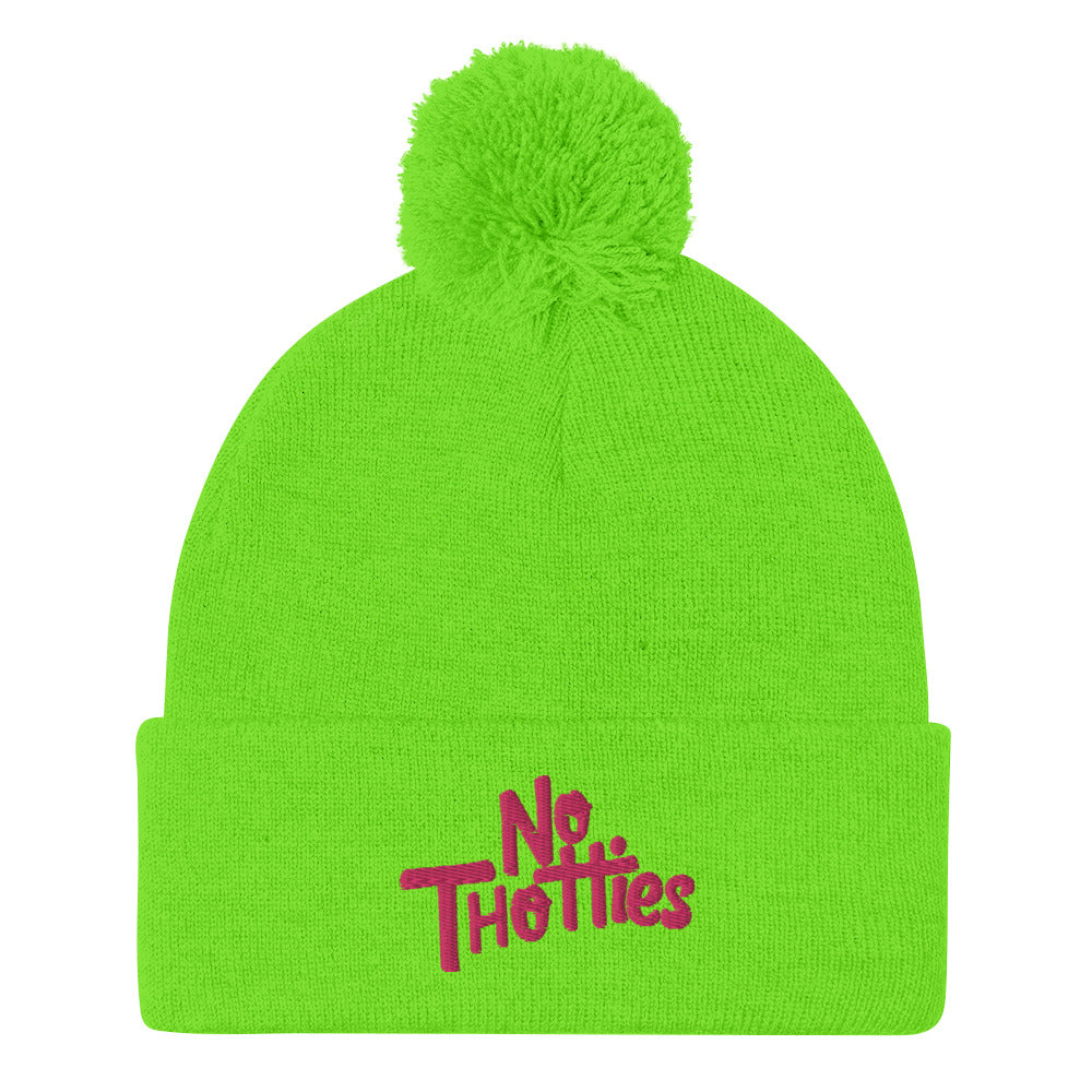 NO THOTTIES BEANIE (PINK)
